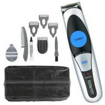 CONAIR GMT180AC Cordless Shaver Trimmer, Stainless Steel Blade, Gray