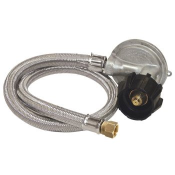 Bayou Classic M5LPH/5LPH Hose Regulator, 3/8 in Connection, 36 in L Hose, For: Gas Grills