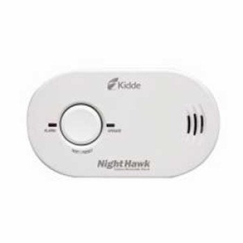 Kidde NightHawk 900-0233 Carbon Monoxide Alarm, 30 to 999 ppm, +/-30 % Accuracy, 4 to 15 min Response, 85 dB, White