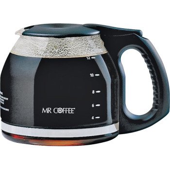 Sunbeam PLD12-RB Coffee Decanter, 12 Cup Capacity, Glass, Black