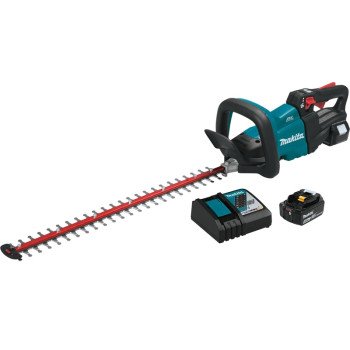 Makita XHU07T Cordless Hedge Trimmer Kit, Battery Included, 5 Ah, 18 V, Lithium-Ion, 3/8 in Cutting Capacity