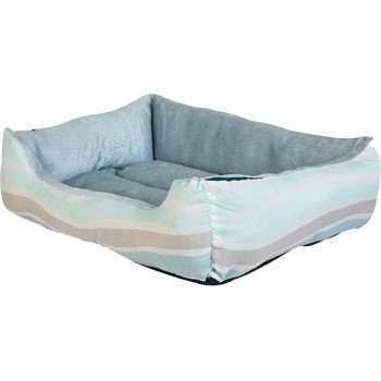 Petmate 81158 Cuddler Compressed Bed, 20 in L, 15 in W, Poly Fill, Plush Cover, Gray
