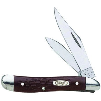 CASE 00046 Folding Pocket Knife, 2.1 in Clip, 1.53 in Pen L Blade, Tru-Sharp Surgical Stainless Steel Blade, 2-Blade