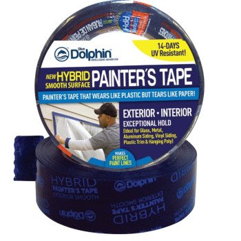 Blue Dolphin TP EXT S 0150 Exterior Tape, 45 yd L, 1.41 in W