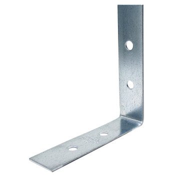 Simpson Strong-Tie A66 Angle, 5-7/8 in W, 5-7/8 in D, 1-1/2 in H, Steel, Galvanized/Zinc