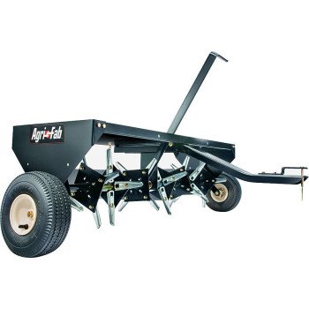 Agri-Fab 45-0299 Lawn Aerator, 140 lb Drum, 48 in W Working, 32-Spike, 3 in D Aeration, Steel