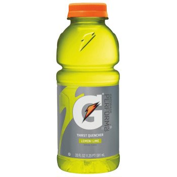 Gatorade 32868 Thirst Quencher Sports Drink, Liquid, Lemon-Lime Flavor, 20 oz Bottle