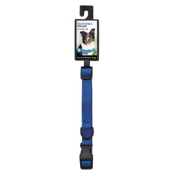 Digger's 2938002 Adjustable Collar, 12 to 18 in L Collar, 5/8 in W Collar, Blue