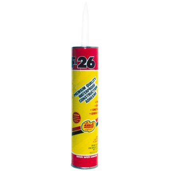 Leech Adhesives F26-33-12 Construction Adhesive, Beige, 10 fl-oz Cartridge