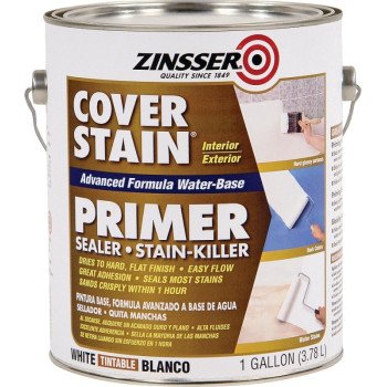 ZINSSER 257017 Primer Sealer, Flat, White, 1 gal, Can