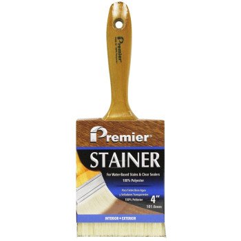 BRUSH STAIN POLYESTER FLAT 4IN