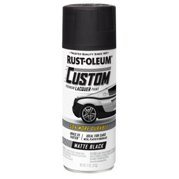 Rust-Oleum 332289 Automotive Spray Paint, Matte, Black, 11 oz, Can