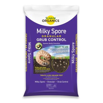 St. Gabriel ORGANICS 80015-4 Milky Spore Grub Control, Powder, Lawn Spreader Application, Lawn, 15 lb