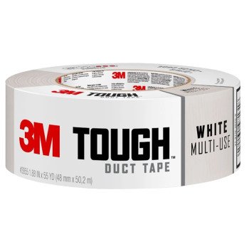 3M 3955-WH Duct Tape, 60 yd L, 1.88 in W, White