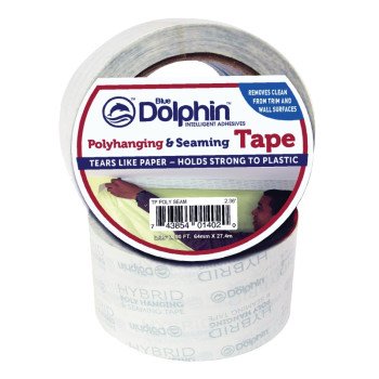 Blue Dolphin TP POLY SEAM 0236 Tape, 90 ft L, 2.36 in W