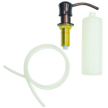 Danco 10042B Soap Dispenser with Nozzle, 12 oz Capacity, Metal/Plastic, Oil-Rubbed Bronze