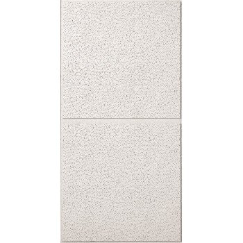 USG R2742N Ceiling Panel, 4 ft L, 2 ft W, 3/4 in Thick, Mineral Fiber, White