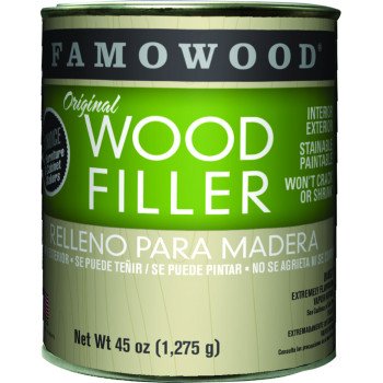 Famowood 36011126 Original Wood Filler, Liquid, Paste, Natural/Tupelo, 45 oz, Can