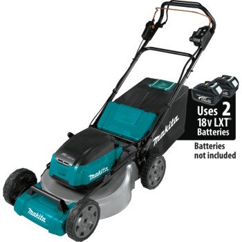 Makita XML08Z Brushless Commercial Lawn Mower, Tool Only, 5 Ah, 18 V, Lithium-Ion, 21 in W Cutting, 1-Blade