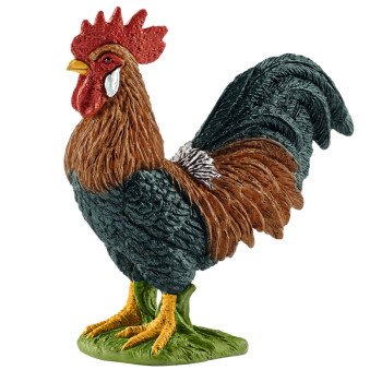 13825 FIGURINE ROOSTER 2.8X6.2