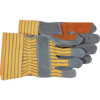 Boss Guard Series B71031-L Gloves, L, 8 to 8-3/8 in L, Wing Thumb, Safety, Canvas, Orange