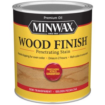 Minwax 70041444 Wood Stain, Golden Pecan, Liquid, 1 qt, Can