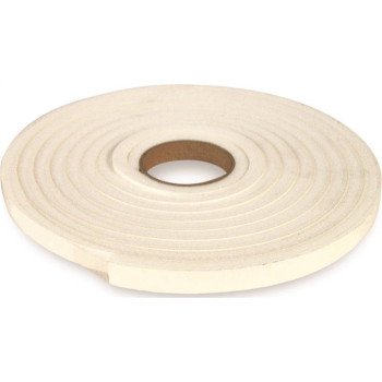 Climaloc CF12011 Insulating Foam Tape, 3/8 in W, 10 ft L, 1/4 in Thick, Polyethylene, White