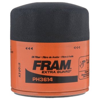 FRAM PH3614 Full Flow Lube Oil Filter, 3/4- 16 Connection, Threaded, Cellulose, Synthetic Glass Filter Media