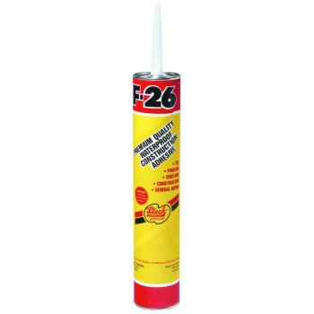 Leech Adhesives F26-34 Construction Adhesive, Beige, 28 fl-oz Cartridge