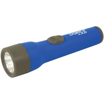 Dorcy 41-2461 Flashlight, AA Battery, Alkaline Battery, LED Lamp, 50 Lumens, 50 m Beam Distance, 10 hr Run Time
