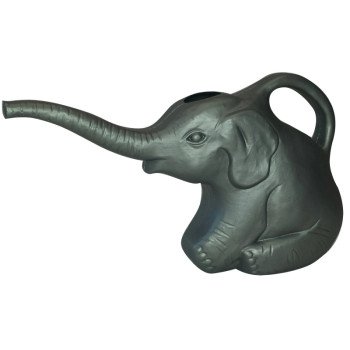Union Products 63182 Elephant Watering Can, 2 qt Can, Polyethylene, Gray