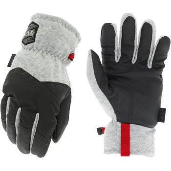 Mechanix Wear ColdWork Guide Series CWKG-58-009 Winter Gloves, Men's, M, 12-1/8 in L, Elastic Cuff, Fleece, Black/Gray