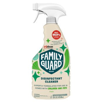 FamilyGuard 858 Disinfectant Cleaner, 32 oz Non-Aerosol Trigger Spray, Fresh