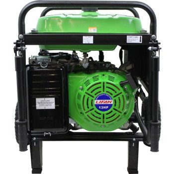 Lifan Energy Storm Series 6600 Portable Generator, 20/30 A, 120 V, 6600 W Output, Gasoline, 6.5 gal Tank, Recoil Start