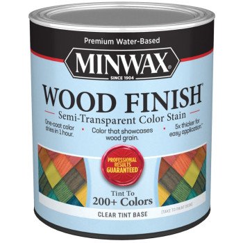 Minwax 117200000 Wood Stain, Semi-Transparent, Clear Tint, Liquid, 32 fl-oz