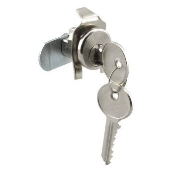 Defender Security S 4137 Mailbox Lock, Tumbler Lock, Keyed Key, Steel, Nickel