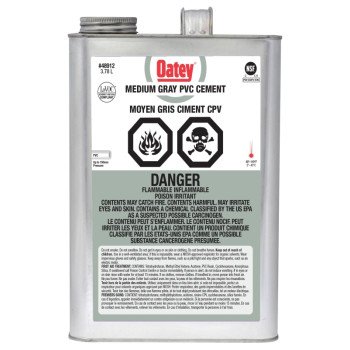 48912 CEMENT PVC MED-GRY 3.78L