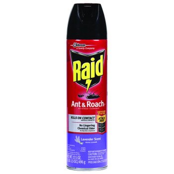 Raid 73963 Ant and Roach Killer, Liquid, Spray Application, 17.5 oz