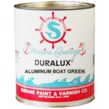 Duralux M736-4 Marine Boat Paint, Semi- Flat, Green, 1 qt Can