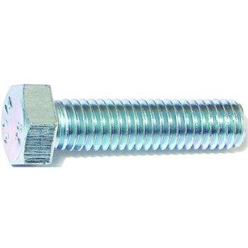 Midwest Fastener 00055 Bolt, 3/8-16 in Thread, 1-1/2 in OAL, 2 Grade, Zinc, Zinc, Coarse Thread