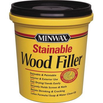 Minwax 42853000 Wood Filler, Solid, Natural, 16 oz