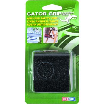 Incom RE172 Safety Grit Tape, 5 ft L, 2 in W, PVC Backing, Black