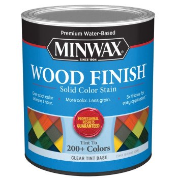 Minwax 117310000 Wood Stain, Solid Stain, Clear Tint, Liquid, 32 fl-oz