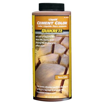 Quikrete 131704 Cement Colorant, Terra Cotta, Liquid, 10 oz Bottle