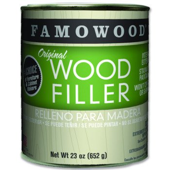 Famowood 36021142 Original Wood Filler, Liquid, Paste, Walnut, 24 oz, Can