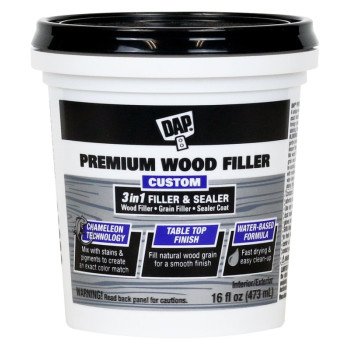 DAP 7079800550 Premium Wood Filler, Paste, Slight, Off-White, 16 oz