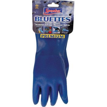 Spontex 19005ZQK Protective Gloves, L, Neoprene, Blue