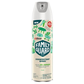 FamilyGuard 00861 Disinfectant, 17.5 oz Aerosol Can, Fresh