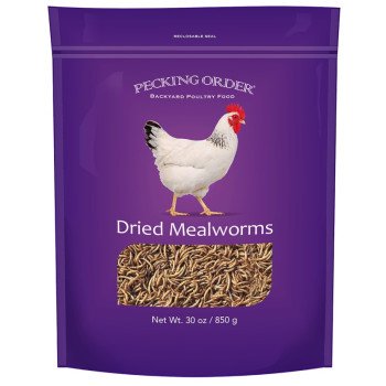 Pecking Order 009332 Chicken Mealworm Treat, 30 oz Bag