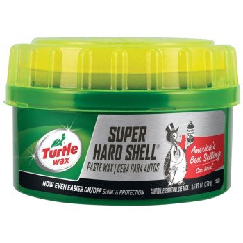 Turtle Wax SUPER HARD SHELL T223R Car Wax, 9.5 oz, Paste, Solvent
